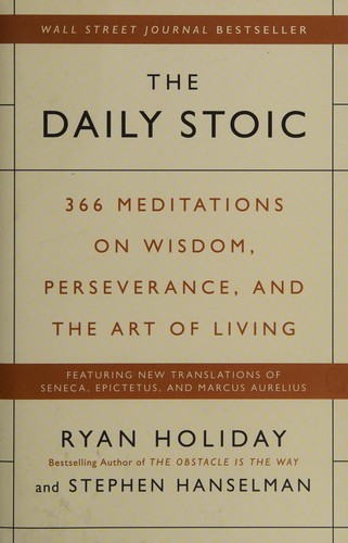 The Daily Stoic by Ryan Holiday and Stephen Hanselman (book cover)